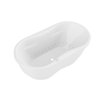 Atlantis Whirlpools Embrace 34 x 71 Oval Freestanding Air Bathtub 3471AA